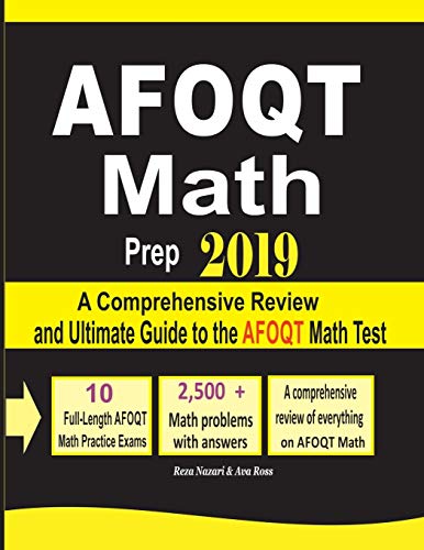 Beispielbild fr AFOQT Math Prep 2019: A Comprehensive Review and Ultimate Guide to the AFOQT Math Test zum Verkauf von HPB-Red