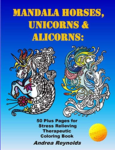 Imagen de archivo de Mandala Horses, Unicorns and Alicorns a la venta por PBShop.store US