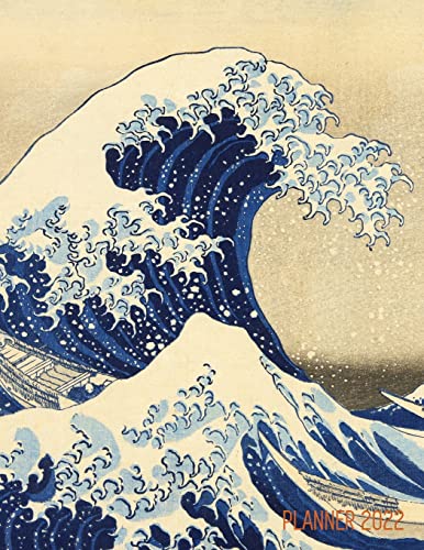 9781970177695: The Great Wave Planner 2022: Katsushika Hokusai Painting Artistic Year Agenda: for Appointments or Work