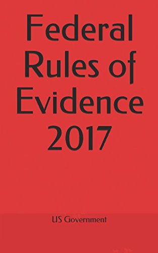 Beispielbild fr Federal Rules of Evidence 2017 zum Verkauf von Revaluation Books