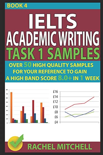 Imagen de archivo de IELTS Academic Writing Task 1 Samples: Over 50 High Quality Samples for Your Reference to Gain a High Band Score 8.0+ In 1 Week (Book 4) a la venta por PlumCircle