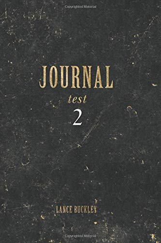 Stock image for Journal Test 2 for sale by Revaluation Books