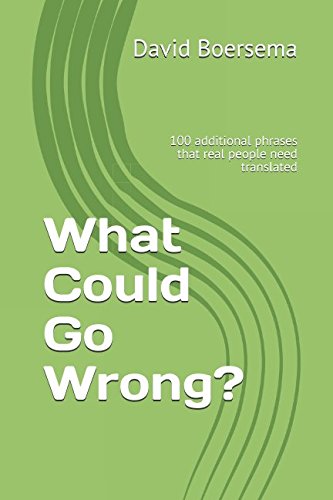 Stock image for What Could Go Wrong?: 100 additional phrases that real people need translated for sale by Revaluation Books