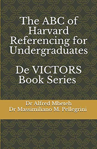 9781973497851: The ABC of Harvard Referencing for Undergraduates (De VICTORS)