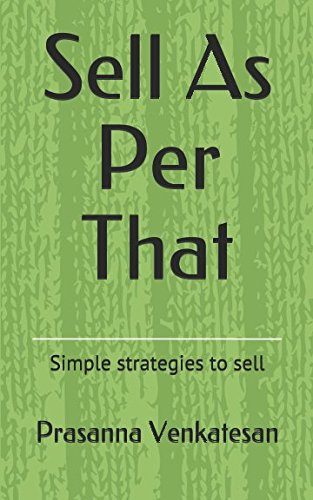 Stock image for Sell As Per That: Simple strategies to sell for sale by Revaluation Books