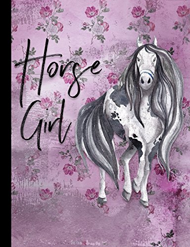 9781974034475: Horse Girl: Purple Floral Composition Notebook - Dot Grid: Composition Notebook, Dotted Grid Paper, Dot Journal (Horse Girl Purple Floral Notebook)