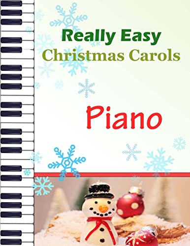 9781974062577: Christmas Carols Piano: Christmas Carols for Really Easy Piano | Ideal for beginners | Traditional Christmas carols