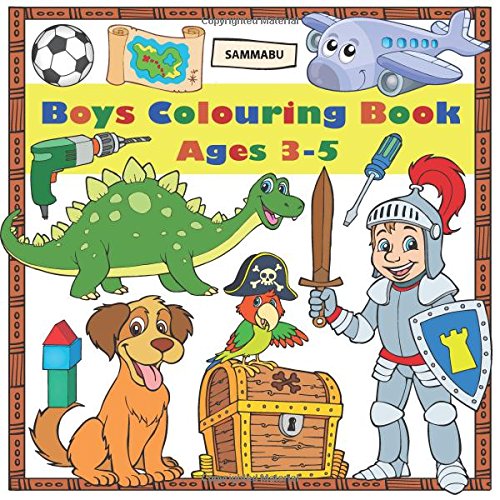 Stock image for Boys Colouring Book: Ages 3-5 for sale by Revaluation Books