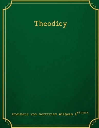 Imagen de archivo de Theodicy a la venta por Revaluation Books