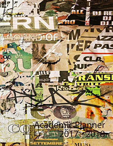 Beispielbild fr Academic Planner 2017 -2018: Graffiti Cover zum Verkauf von Buchpark