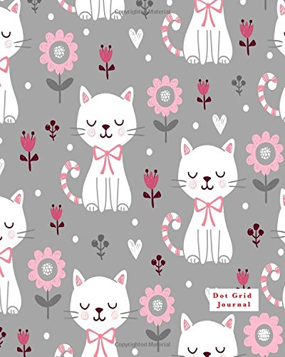 Stock image for Dot Grid Journal: Dot Grid pages, (8 x 10) inches (Cute Cat Pattern) for sale by Revaluation Books