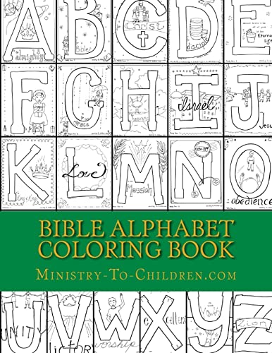 Stock image for Bible Alphabet Coloring Book: Christian themed coloring sheets for every letter in the alphabet. for sale by Save With Sam