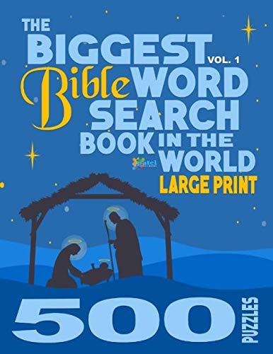 Stock image for The Biggest Bible Word Search Book in the World (LARGE PRINT): 500 Puzzles for sale by Goodwill Books