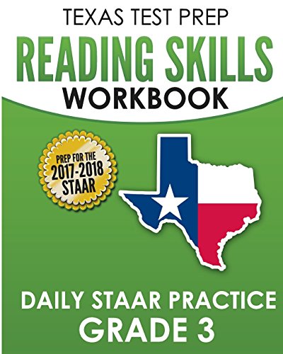Stock image for TEXAS TEST PREP Reading Skills Workbook Daily STAAR Practice Grade 3: Preparation for the STAAR Reading Assessment for sale by HPB-Diamond