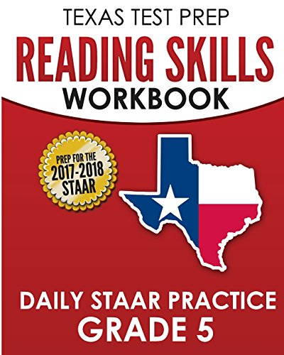 Beispielbild fr TEXAS TEST PREP Reading Skills Workbook Daily STAAR Practice Grade 5: Preparation for the STAAR Reading Assessment zum Verkauf von ThriftBooks-Atlanta