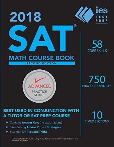 Stock image for 2018 SAT Math Course Book (Advanced Practice Series) for sale by Your Online Bookstore