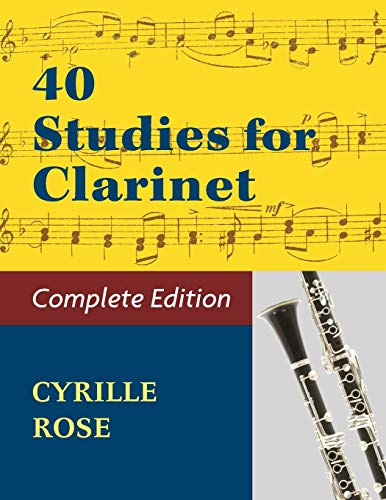 Beispielbild fr 40 Studies for Clarinet (Book 1, Book 2) zum Verkauf von Russell Books