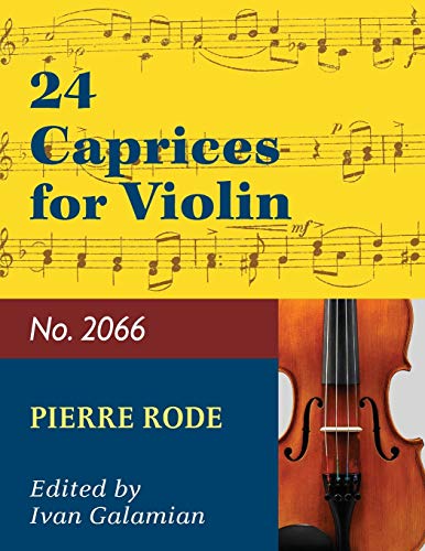 Beispielbild fr Rode: 24 Caprices for Violin (No. 2066) zum Verkauf von Revaluation Books