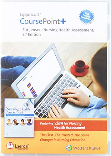 Beispielbild fr Lippincott CoursePoint+ Enhanced for Jensen's Nursing Health Assessment: A Best Practice Approach zum Verkauf von BooksRun