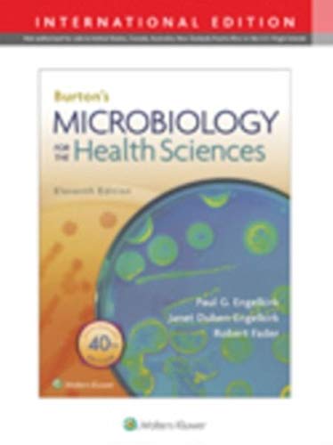 Stock image for Burtons Microbiology For The Health Sciences 11Ed (Ie) (Pb 2019) for sale by Basi6 International