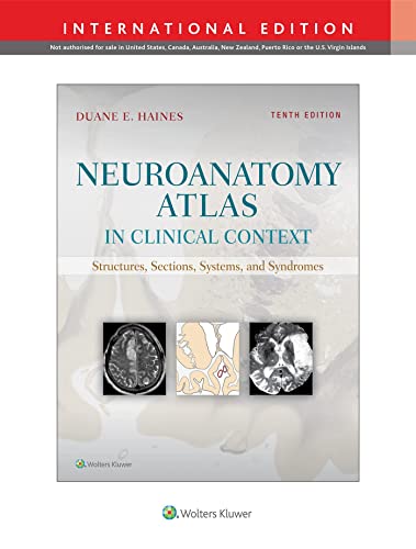 Beispielbild fr Neuroanatomy Atlas In Clinical Context Structures Sections Systems And Syndromes 10Ed (Ie) (Pb 2019) zum Verkauf von Basi6 International