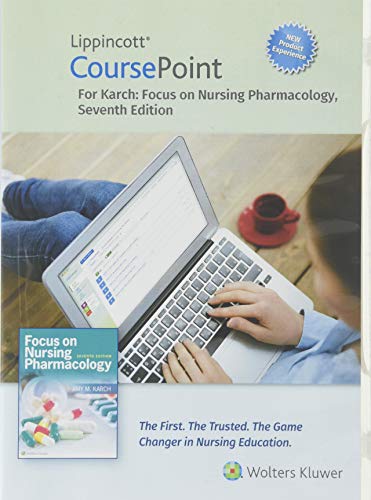 9781975135607: Lippincott CoursePoint Enhanced for Karch's Focus on Nursing Pharmacology