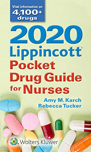Imagen de archivo de 2020 Lippincott Pocket Drug Guide for Nurses a la venta por Better World Books