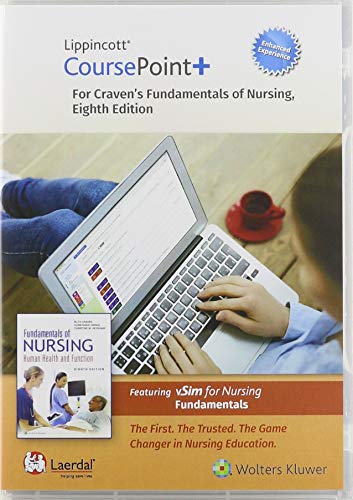 Stock image for Lippincott CoursePoint+ Enhanced for Craven's Fundamentals of Nursing: Human Health and Function for sale by Textbooks_Source