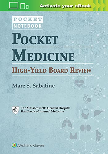 Beispielbild fr Pocket Medicine High-Yield Board Review (Pocket Notebook) zum Verkauf von Big Bill's Books