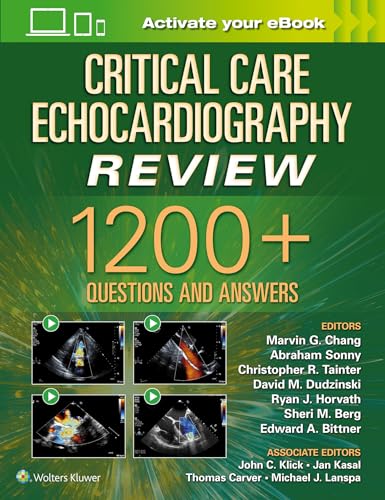 Stock image for Critical Care Echocardiography Review: 1200+ Questions and Answers: Print + Ebook With Multimedia for sale by Revaluation Books