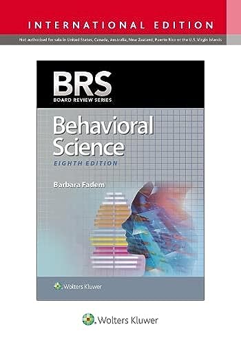Stock image for (ISE)BRS BEHAVIORAL SCIENCE for sale by Basi6 International