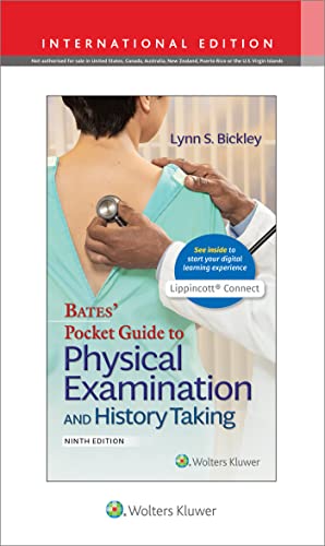 Imagen de archivo de Bates' Pocket Guide To Physical Examination And History Taking Ninth, International Edition a la venta por GreatBookPrices