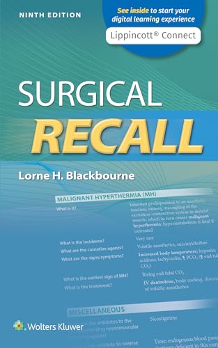 Beispielbild fr Surgical Recall (Lippincott Connect) zum Verkauf von BooksRun