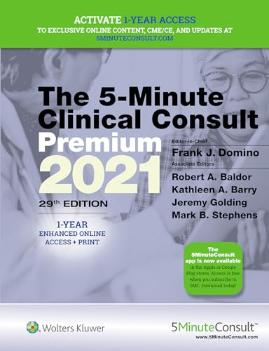 Imagen de archivo de 5-Minute Clinical Consult 2021 Premium: 1-Year Enhanced Online Access + Print a la venta por BooksRun