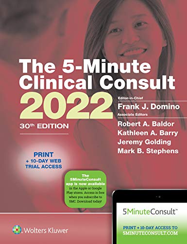 Beispielbild fr 5-Minute Clinical Consult 2022 (The 5-Minute Consult Series) zum Verkauf von BooksRun