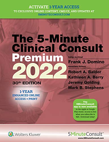 Imagen de archivo de 5-Minute Clinical Consult 2022 Premium (The 5-Minute Consult Series) a la venta por BooksRun