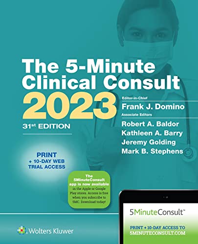 Stock image for 5-Minute Clinical Consult 2023: Print + eBook with Multimedia (The 5-Minute Consult Series) for sale by GoldenWavesOfBooks