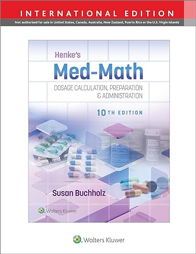 Stock image for Henke's Med-Math Tenth, International Edition for sale by GreatBookPrices