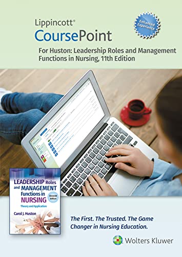 Beispielbild fr Lippincott Coursepoint Enhanced for Marquis and Huston : Leadership Roles and Management Functions in Nursing zum Verkauf von GreatBookPrices