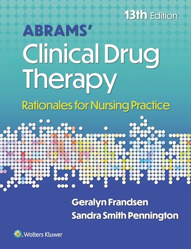 Stock image for Abrams' Clinical Drug Therapy: Rationales for Nursing Practice for sale by BooksRun