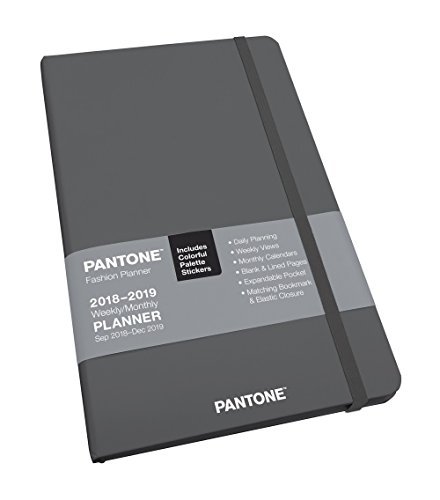 Beispielbild fr Pantone Planner 2019 Compact Weekly Diary Charcoal Grey zum Verkauf von Buchpark