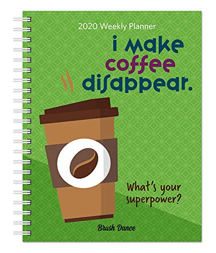 Stock image for But First Coffee 2020 6 x 7.75 Inch Weekly Desk Planner by Brush Dance, Drink Beverage Shop Caf? Beans for sale by SecondSale