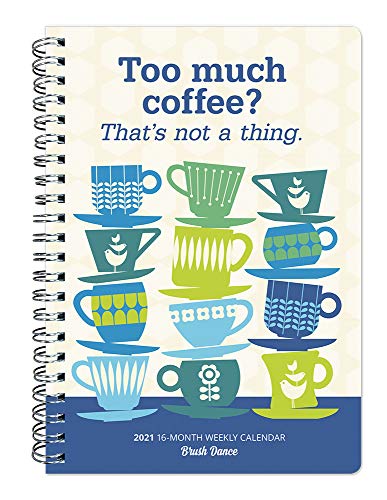 Stock image for But First Coffee 2021 6.9 x 9.8 Inch Weekly Karma Planner by Brush Dance, Drink Beverage Shop Caf? Beans for sale by SecondSale
