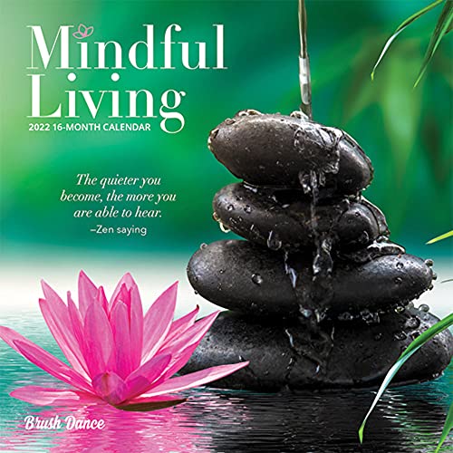 Stock image for Mindful Living 2022 7 x 7 Inch Monthly Mini Wall Calendar by Brush Dance, Art Quotes Photography Inspiration for sale by Big River Books