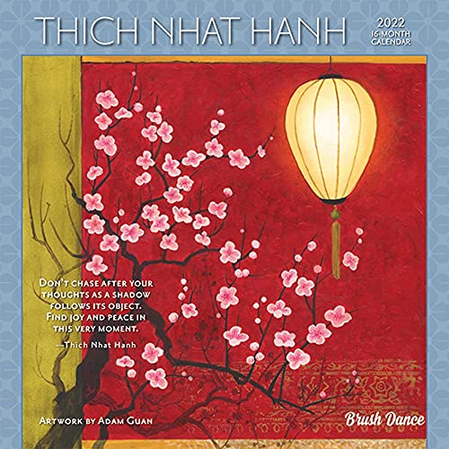 9781975444303: Thich Nhat Hanh 2022 7 x 7 Inch Monthly Mini Wall Calendar by Brush Dance, Zen Peace Spiritual Leader