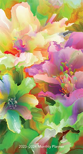 Beispielbild fr Floral Fireworks | 2023-2024 3.5 x 6.5 Inch Two Year Monthly Pocket Planner Calendar | BrownTrout | Art Paintings Floral Design zum Verkauf von WorldofBooks