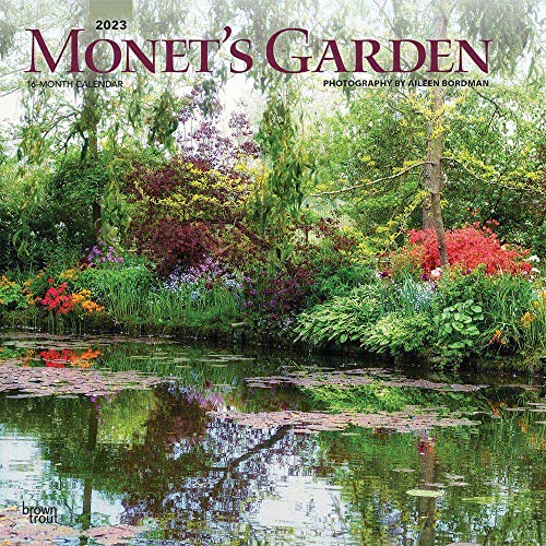 Stock image for Monet's Garden | 2023 12 x 24 Inch Monthly Square Wall Calendar | BrownTrout | Impressionism Artist Outdoor for sale by Books Unplugged