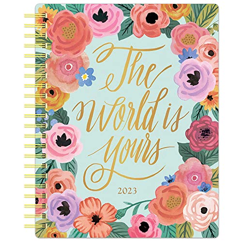 Stock image for Bonnie Marcus | 2023 6 x 7.75 Inch Weekly Desk Planner | Foil Stamped Cover | BrownTrout | Fashion Designer Stationery for sale by Revaluation Books