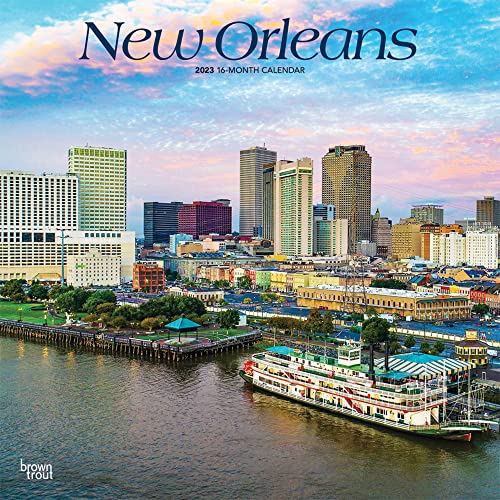 Stock image for New Orleans | 2023 12 x 24 Inch Monthly Square Wall Calendar | BrownTrout | USA United States of America Louisiana Southeast City for sale by Revaluation Books