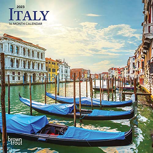 Stock image for Italy | 2023 7 x 14 Inch Monthly Mini Wall Calendar | BrownTrout | Scenic Travel Europe Italian Venice Rome for sale by Revaluation Books